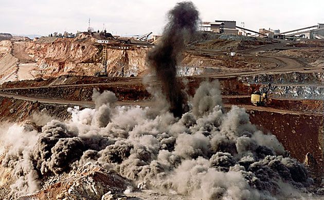 Megaminería explosiones a cielo abierto - Foto: Web