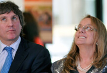 Llegan Alicia y Boudou a firmar obras que tienen como destinatarios, empresarios K Amado Boudou junto a Alicia Kirchner en El Calafate días atrás - Foto: OPI Santa Cruz/Francisco Muñoz