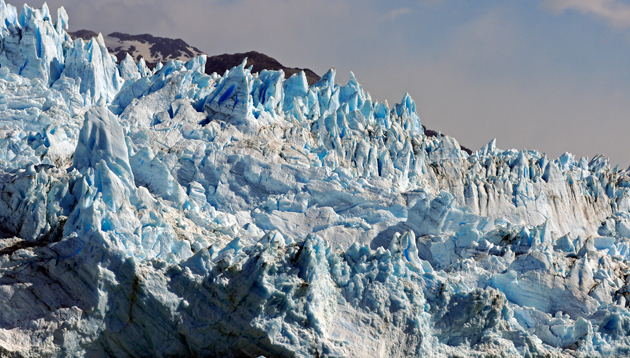 El frente de el Glaciar Upasala - Foto: OPI Santa Cruz/Francisco Muñoz