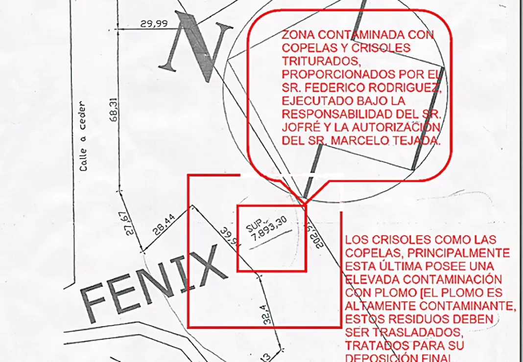 Subcontratistas de Minera Santa Cruz entierra desechos contaminantes a la vera del Río Fenix, próximo a Perito Moreno