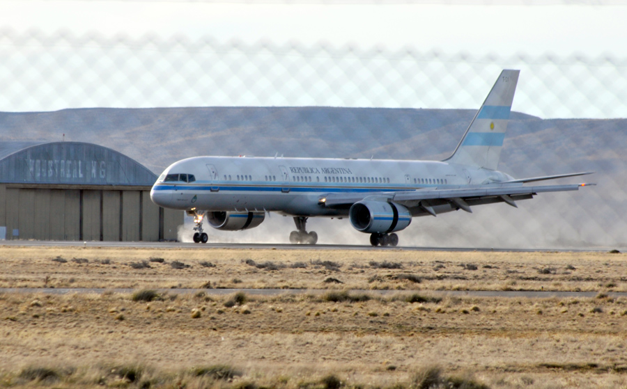 El avión presidencial T01 - Foto: OPI Santa Cruz/Francisco Muñoz