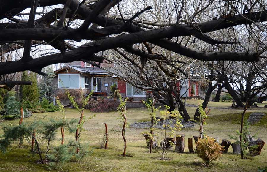 Tercer día de allanamientos en la residencia de Cristina Kirchner Los Sauces de El Calafate – Foto: OPI Santa Cruz/Francisco Muñoz