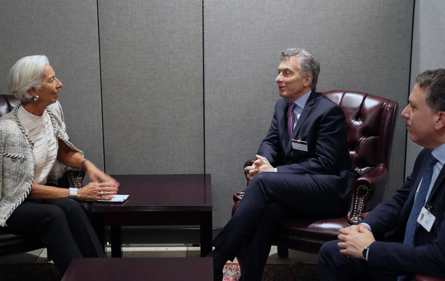 El presidente Mauricio Macri concedió hoy una entrevista al canal Bloomberg Televisión, de Nueva York, que le realizó el periodista Erik Schatzker