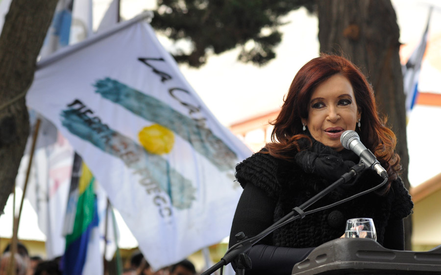 La expresidenta de la nación Cristina Kirchner en El Calafate - Foto: OPI Santa Cruz/Francisco Muñoz