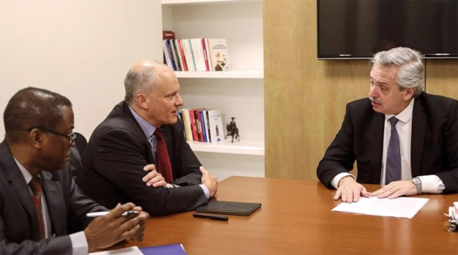 Alberto Fernández y Roberto Lavagna se reunieron con el FMI y despejaron las dudas de un default