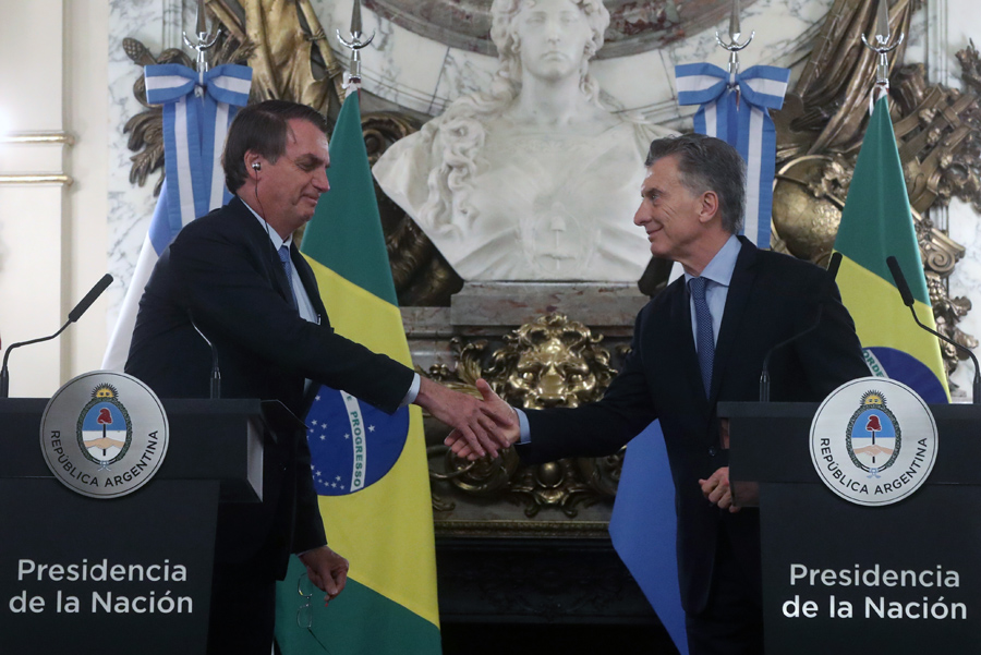 Venezuela y el acuerdo con Europa, ejes del encuentro de Macri y Bolsonaro