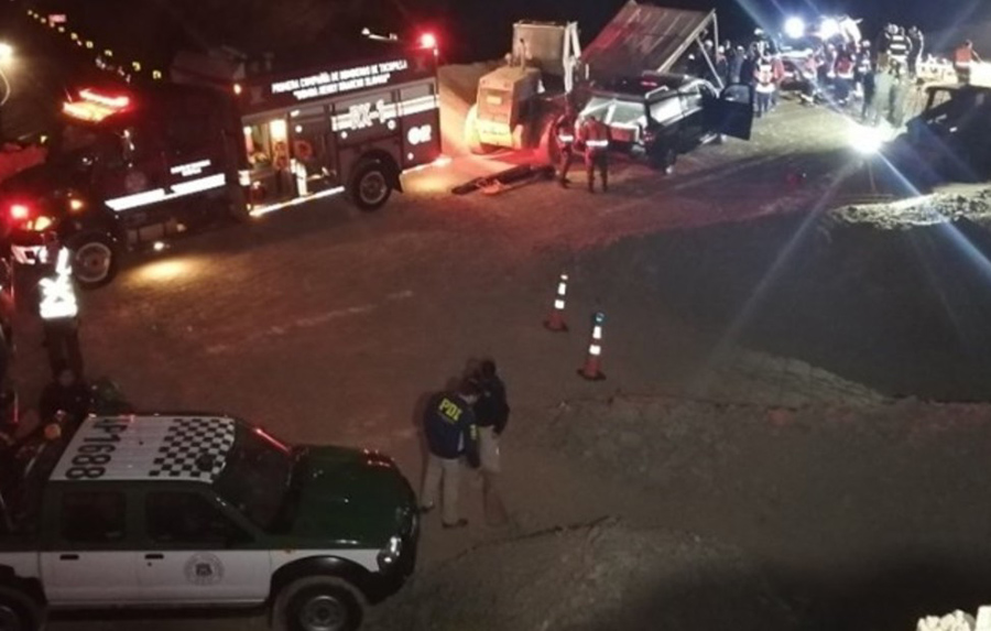 Derrumbe en una mina de Chile: tres personas quedaron atrapadas a 70 metros de profundidad