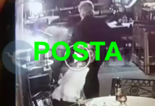 Es verdadero el video de Fernández empujando a un hombre Es verdadero el video de Fernández empujando a un hombre