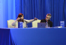 En medio de la visita a su hija, Cristina Kirchner presentará “Sinceramente” en Cuba Cristina Kirchner presento “Sinceramente” en Río Gallegos – Foto: OPI Santa Cruz/Francisco Muñoz