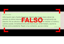Viral en WhatsApp: es falso que Alberto Fernández fue diagnosticado con cáncer de pulmón