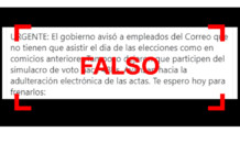 Es falso que le avisaron a los empleados del Correo que no tienen que asistir el día de las elecciones Es falso que le avisaron a los empleados del Correo que no tienen que asistir el día de las elecciones