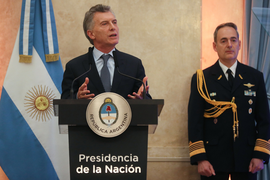 Mauricio Macri: “Hoy las Fuerzas Armadas son reconocidas y valoradas”
