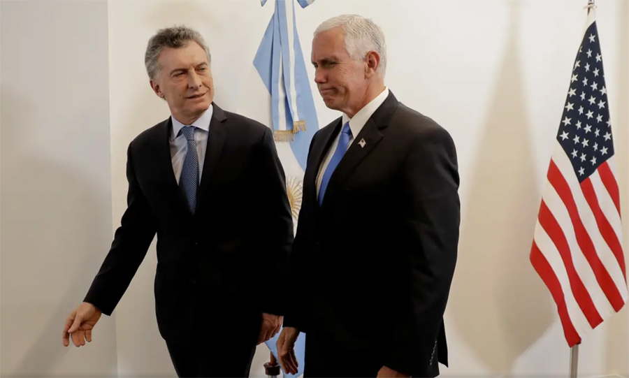 Trump manda a su secretario de Estado para una visita fugaz a la Argentina