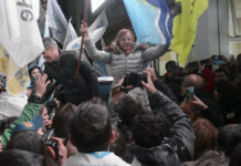 95 mil millones de presupuesto provincial y el dibujo de las Cajas (CPS-CSS) a las que los santacruceños aportan dos veces El festejo de Alicia Kirchner en Río Gallegos - Foto: