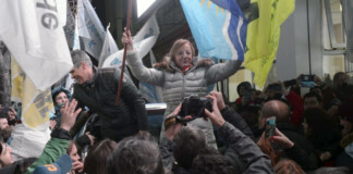 El festejo de Alicia Kirchner en Río Gallegos - Foto: