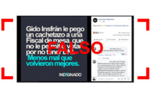 Es falso que Gildo Insfrán “le pegó un cachetazo” a una autoridad de mesa Es falso que Gildo Insfrán “le pegó un cachetazo” a una autoridad de mesa