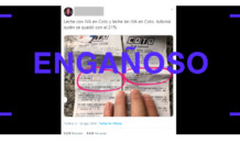 En redes sociales afirman que una leche mantuvo su precio pese al 0% de IVA, pero esa marca ya tenía rebaja y precio congelado desde abril