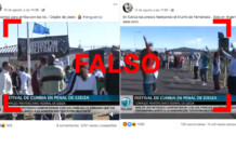 Es falso que se realizó un festival de cumbia en el penal de Ezeiza para festejar el triunfo de Alberto Fernández Es falso que se realizó un festival de cumbia en el penal de Ezeiza para festejar el triunfo de Alberto Fernández