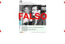 Es falsa la foto de Carrió con el ex gobernador de facto de Chaco Es falsa la foto de Carrió con el ex gobernador de facto de Chaco