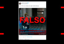 Son falsos los subtítulos del video entre Macri y un granadero que publicó Aníbal Fernández Son falsos los subtítulos del video entre Macri y un granadero que publicó Aníbal Fernández
