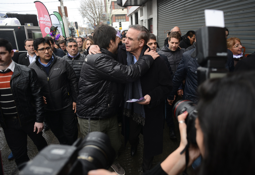 El candidato a vicepresidente Miguel Ángel Pichetto en Río Gallegos - Foto: OPI Santa Cruz/Francisco Muñoz