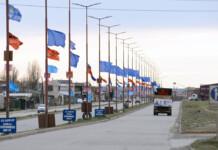 Carambia, Belloni y Vidal: Haz lo que yo digo, no lo que yo hago Cartelería y banderas de los candidatos en las calles de Río Gallegos – Foto: OPI Santa Cruz/Francisco Muñoz