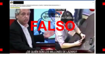 Es falso que Alberto Fernández dijo en una entrevista que Néstor y Cristina Kirchner “eran delincuentes”, hablaba de Lázaro Báez Es falso que Alberto Fernández dijo en una entrevista que Néstor y Cristina Kirchner "eran delincuentes", hablaba de Lázaro Báez