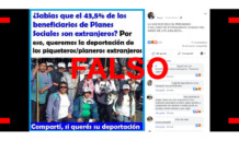 Es falso que casi la mitad de los beneficiarios de programas sociales sean extranjeros Es falso que casi la mitad de los beneficiarios de programas sociales sean extranjeros
