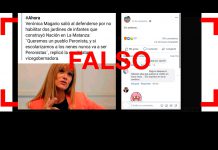 Es falso que Verónica Magario dijo: “Queremos un pueblo peronista, y si escolarizamos a los nenes nunca van a ser peronistas”
