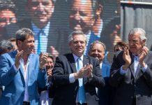 Fernández selló una tregua hasta el año próximo con los gremios En San Juan, Alberto Fernández hizo una fuerte defensa de la minería