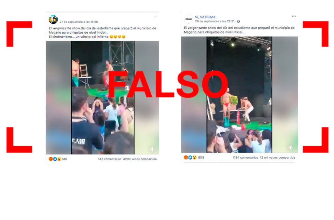 No, el municipio de La Matanza no organizó un show de strippers para el “Día del Estudiante”