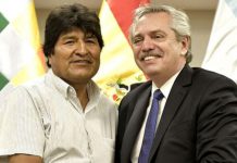 Estados Unidos le advirtió a Argentina que sus “aliados de izquierda” ponen en peligro el acuerdo con el FMI Evo Morales dijo que “sería un orgullo y un honor” estar en la asunción de Alberto Fernández