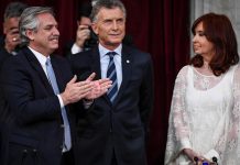Mauricio Macri apuntó contra Cristina Kirchner por el pedido de indagatoria a Elisa Carrió y la acusó de “persecución judicial” CFK Macri Alberto