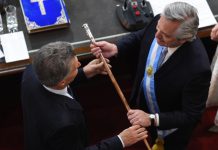 Ceremonia de asunción y traspaso de mando presidencial, en el Congreso de la Nación, el 10 de Diciembre de 2019 en Buenos Aires, Argentina. Fotos: Comunicación Senado