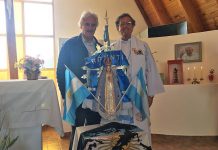 Un apellido, la Virgen de Malvinas, el Obispo y un ex combatiente, en extraordinaria coincidencia