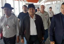 Ordenan la detención de Evo por sedición y terrorismo Evo Morales empezó sus trámites de refugiado, y desde aquí será jefe de campaña de su fuerza política