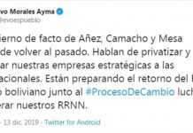 Pese al pedido argentino, Evo Morales apuntó contra el Gobierno de Bolivia: “Pretende volver al pasado” Pese al pedido argentino, Evo Morales apuntó contra el Gobierno de Bolivia: “Pretende volver al pasado”