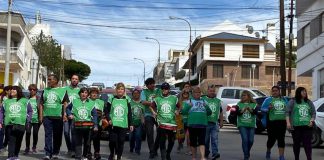 ATE salió a la calle desde temprano hoy lunes y comienza a materializarse el gran repudio al gobierno provincial