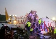 Estambul: un avión se partió en tres durante el aterrizaje Estambul: un avión se partió en tres durante el aterrizaje