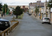 Cuarentena total en las calles de Río Gallegos – Foto: OPI Santa Cruz/Francisco Muñoz