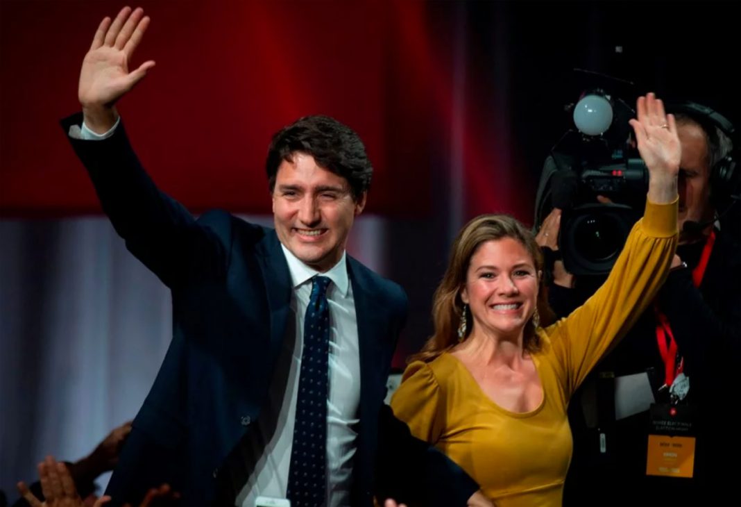 Sophie Trudeau, la esposa del primer ministro de Canadá, dio positivo en el test de coronavirus