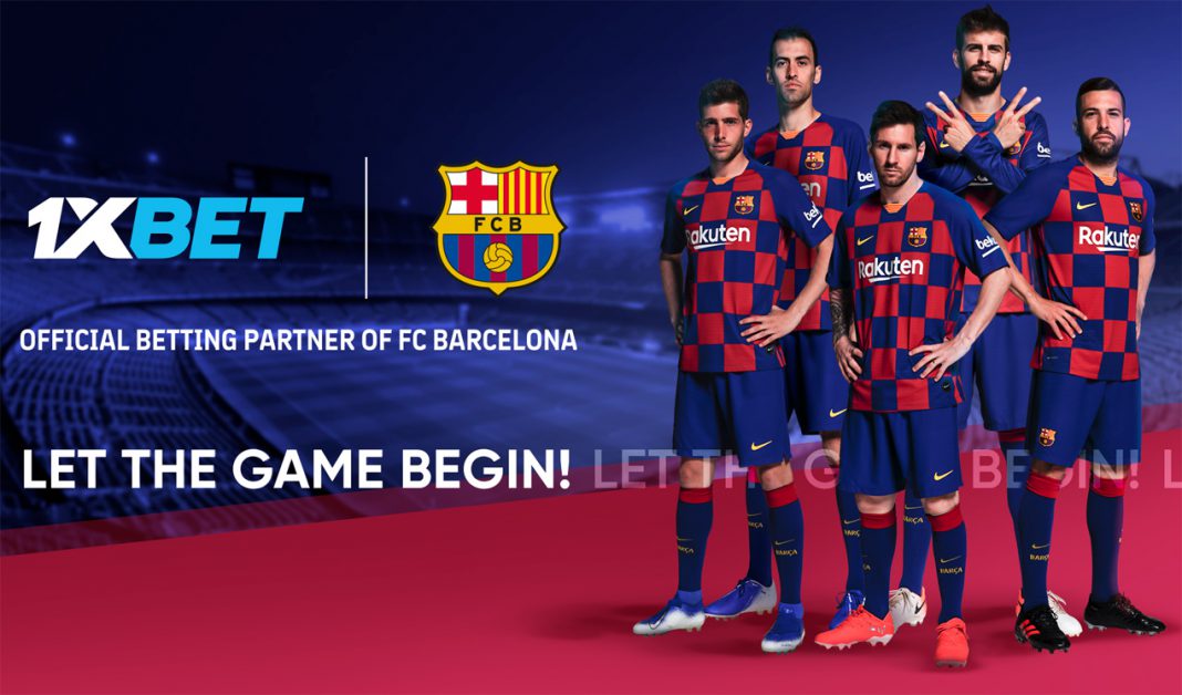 El FC Barcelona incluye a 1xbet como su nuevo socio global