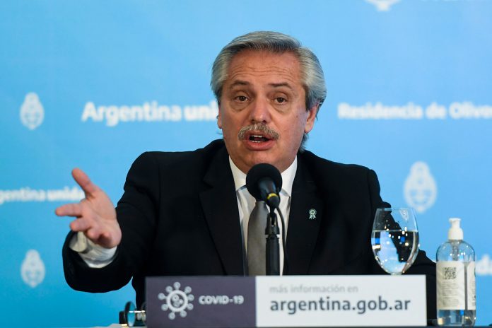 El Presidente de la Nación anuncia la prolongación de la cuarentena en todo el país – Foto: Telam