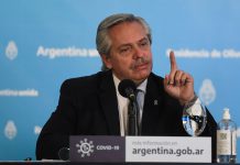 El Presidente de la Nación anuncia la prolongación de la cuarentena en todo el país – Foto: Telam