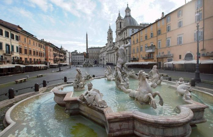 Roma se prepara con drones para aliviar la cuarentena