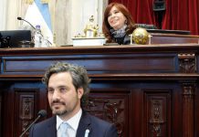 Santiago Cafiero: “No es una medida de una dictadura comunista que avanza sobre la propiedad privada” Santiago Cafiero en el Senado de la nación - Foto
