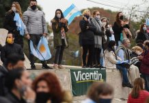 Oscar Parrilli criticó el banderazo por Vicentin: “Son manifestaciones retrógradas, parte de un sector que tiene mucho odio” El banderazo por Vicentin - Foto: Telam