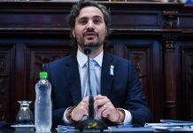 El Gobierno insiste en que Vicentin no puede ser manejada por sus dueños: “Ellos fundieron la empresa y la quebraron” El Jefe de Gabinete de Ministros, Santiago Cafiero brinda su primer informe de gestión ante el Senado de la Nación; el 18 de Junio de 2020, en Buenos Aires, Argentina. Foto: Comunicación Senado