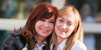 Cristina Fernández de Kirchner junto a la senadora nacional Anabel Fernández Sagasti - Foto: