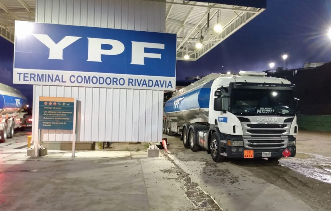YPF terminal Comodoro Rivadavia - Foto: